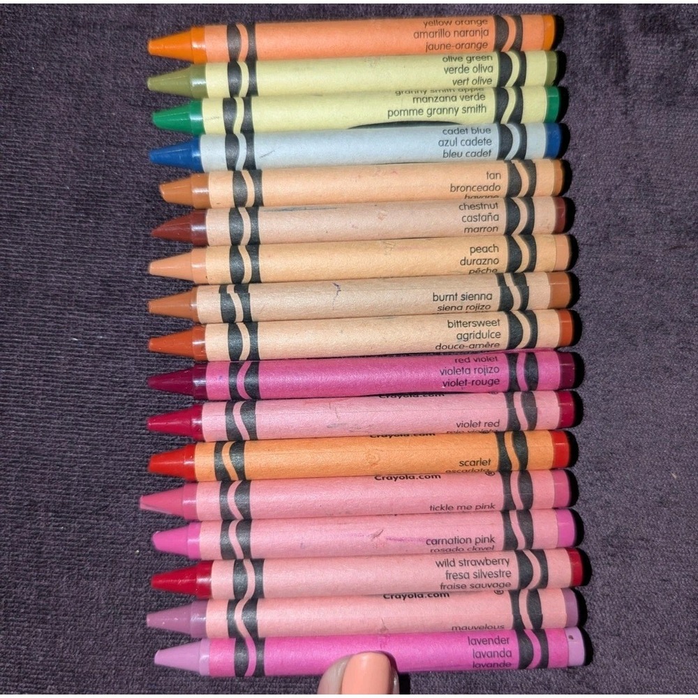 Vintage Crayola Nostalgia Colors Lot 17‎ Original Paper Wrapper Collector Set